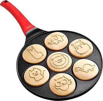 MG Pancakes Panvica na palacinky Animals 26,5 cm, čierna/červená