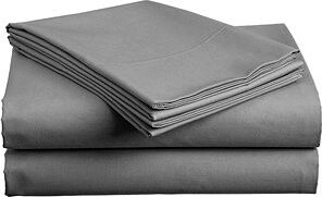 Kaptan bavlnená plachta na posteľ – Plachta sivá