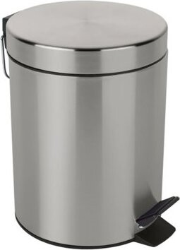 Spirella pedálový odpadkový kôš Sydney, brúsená nehrdzavejúca oceľ, 5 l