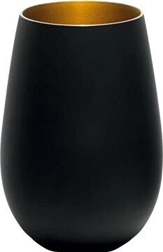 Stölzle Elements Pohár 465 ml, čierna / zlatá, 6 ks