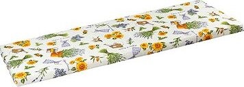 BELLATEX Sedák na lavicu 34/561 hladký na zips 40 × 120 levanduľa s kanvičkou