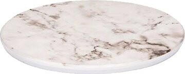 Style Point Servírovacia tácka okrúhla Mramor 28 cm, biela