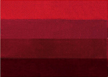 Spirella Koupelnová předložka Four 60 × 90 cm červená