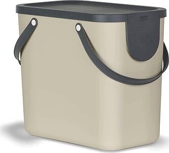 Rotho Systém triedeného odpadu ALBULA box 25 litrov – cappuccino