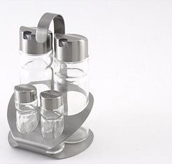 Monix Sabor – súprava na olej, ocot, soľ a korenie so stojanom