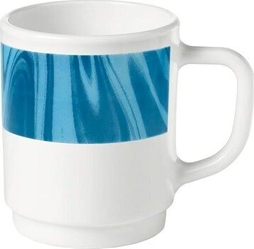 Bormioli Rocco Hrnček s uchom Careware 250 ml, modrý, 12 ks