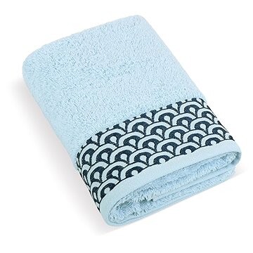 BELLATEX Froté osuška Čipka 500 g K/324 svetlomodrá 70 × 140 cm