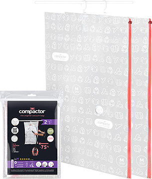 Compactor Sada vakuových závěsných vaků Aspispace 70 × 105 cm, 2 ks