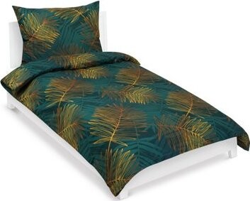 BELLATEX Obliečky bavlna 90/674 papradie zelené 140 × 200, 70 × 90