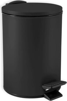Spirella pedálový odpadkový kôš Adelar, matný čierny, oceľ, 5 l