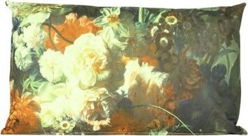 TEXTILOMANIE Vonkajší vankúš s kvetmi Annas 30 × 50 cm, farebný