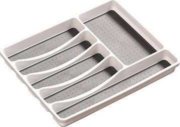 KESPER Príborník plastový biely 41 x 33,5 x 4,5 cm