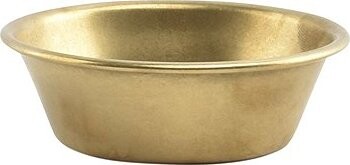 FINE 2 DINE Miska, kovová, priemer 70 mm, zlatá, 12 ks