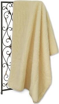 Deka francúzska z ovčej vlny Merino dvojvrstvová (obojstranná) prírodná – 200 × 220 cm