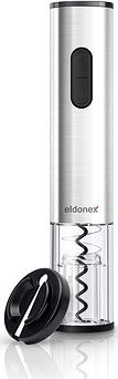 ELDONEX WineSpin Premium elektrický otvárač na víno, strieborný