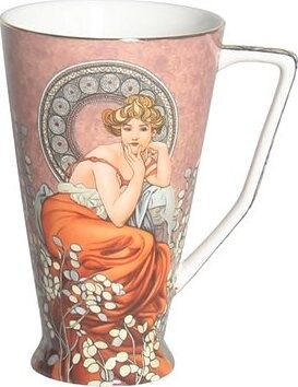 Home Elements Porcelánový hrnček 500 ml, Mucha tmavý