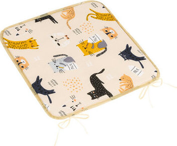 BELLATEX Adela Sedák 34/291 hladký 40 × 40 cm mačičky