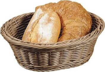 KESPER Košík na pečivo/ovocie, oválny, výška 85 mm, dĺžka 250 mm, šírka 205 mm