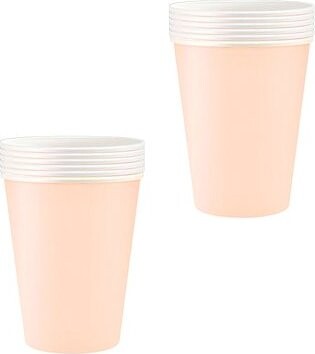 GODAN Tégliky gender reveal/narodenie dievčatka, svetloružové 250 ml, 12 ks