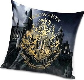 Carbotex Obliečka na vankúšik Harry Potter Erb Rokfortskej školy 40 × 40 cm