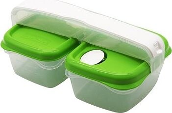 Bama Desiatová sada na uchovanie a prepravu jedla, zelená