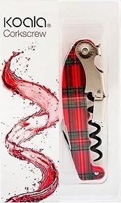 KOALA Vývrtka na víno škótska kocka