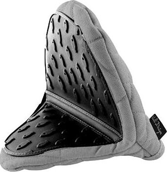 Vialli Design Rukavica kuchynská nízka so silikónom LIVIO, sivo-čierna_29620