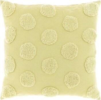 TEXTILOMANIE Dekoračný vankúšik Giel 45 × 45 cm, žltý