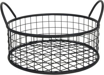 Gastro Košík kovový, čierny, výška 121 mm, priemer 200 mm
