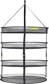 Clever Grow, odepínací, 4 patra, černá