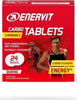 Enervit Carbo Tablets (24 tabliet) citrón