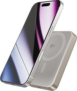 Epico UltraPack Qi2 10000 mAh Mag+ hliníková bezdrôtová powerbanka EM71b – titánová