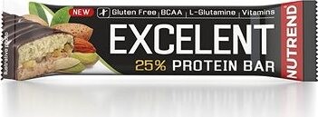 Nutrend EXCELENT Bar double, 85 g, mandle + pistácie s pistáciami CZ/SK