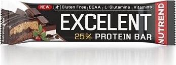 Nutrend EXCELENT Bar double, 85 g, čokoláda + nugát s brusnicami
