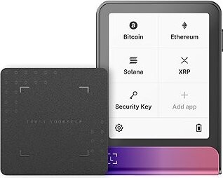 Ledger Flex Crimson Magenta Crypto Hardvér Wallet with Recovery Key