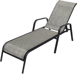 ROJAPLAST Ležadlo záhradné ZWC-52, svetlo sivé