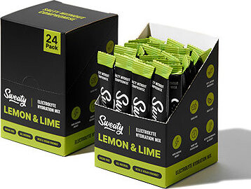 SWEATY Electolyte Hydration Mix 24 × 6 g lemon & lime