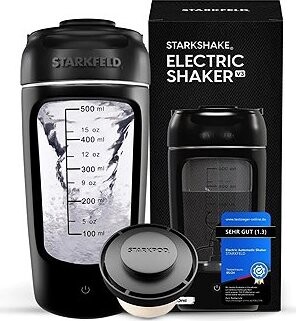STARKFELD Prenosný elektrický shaker na proteín 650 ml, čierny