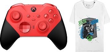 Xbox Wireless Controller Elite Series 2 – Core Edition Red + tričko pánske L