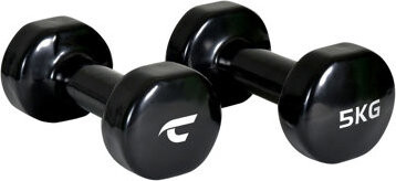 Christopeit Sport Vinyl dumbbells – Beauty Bells 2× 5 kg