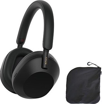 Sony Noise Cancelling WH-1000XM5SA, čierna, Limitovaná edícia – mäkké puzdro