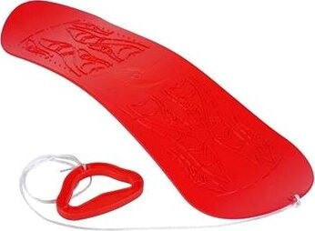 Plastkon Kluzka – detský Snowboard/Skyboard červený
