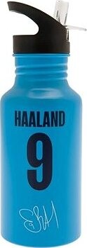 Manchester City FC: Haaland 9 And Club Crest – fľaša na pitie