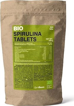 GymBeam BIO Spirulina 500 tabliet