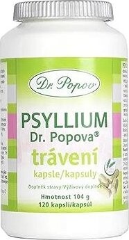 Dr.Popov Psyllium TRÁVENIE kapsule 120 ks
