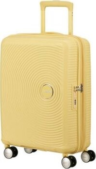 American Tourister Soundbox Spinner 55 EXP Pastel Yellow