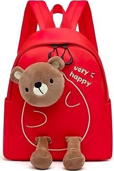 bHome Detský batoh Medvedík červený