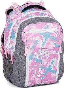 BAGMASTER PORTO 24 B školský batoh – ružovo-modrý