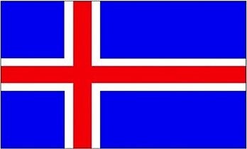 Funny Fashion Vlajka Island 150 × 90 cm