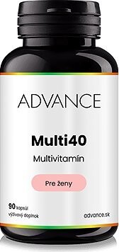 ADVANCE Multi40 ženy 90 kapsúl – 40 prírodných látok